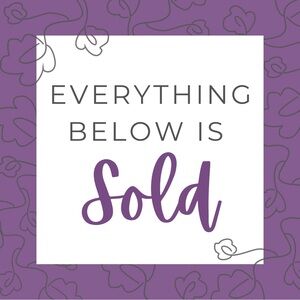 Items Below Are SOLD